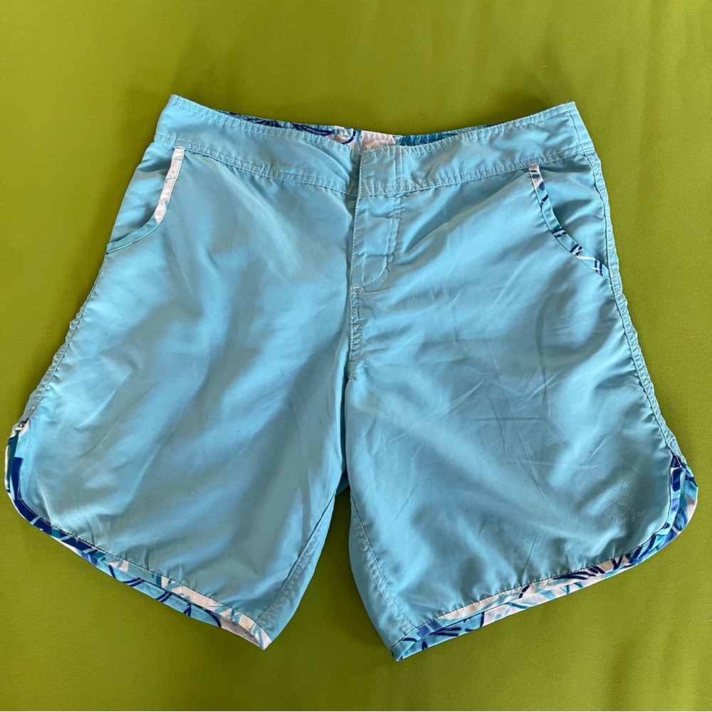 Ron Jon Blue Athletic Shorts with Stylish Trim